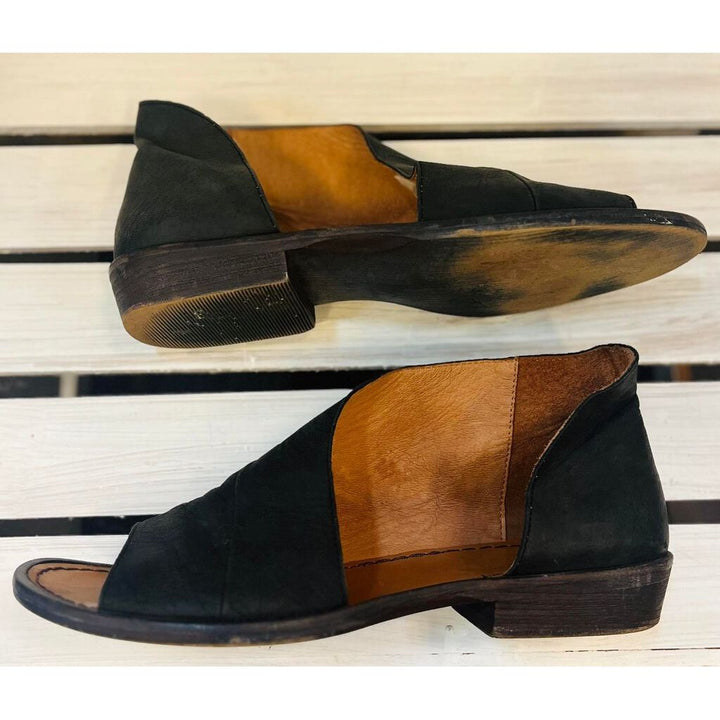 Free People Mont Blanc Sandals in Black - Size 37.5