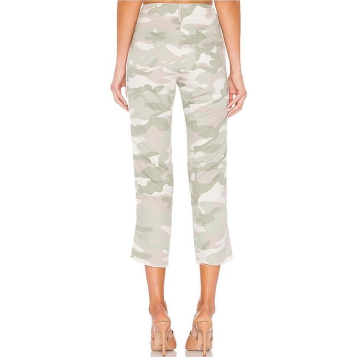 Mother Pants the Shaker Chop Crop Fray Desert Camo - Size 28