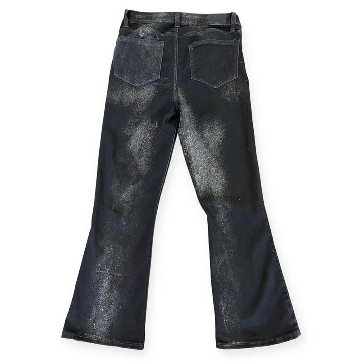 Paige Claudine High-Rise Crop Flare Jeans - Size 29