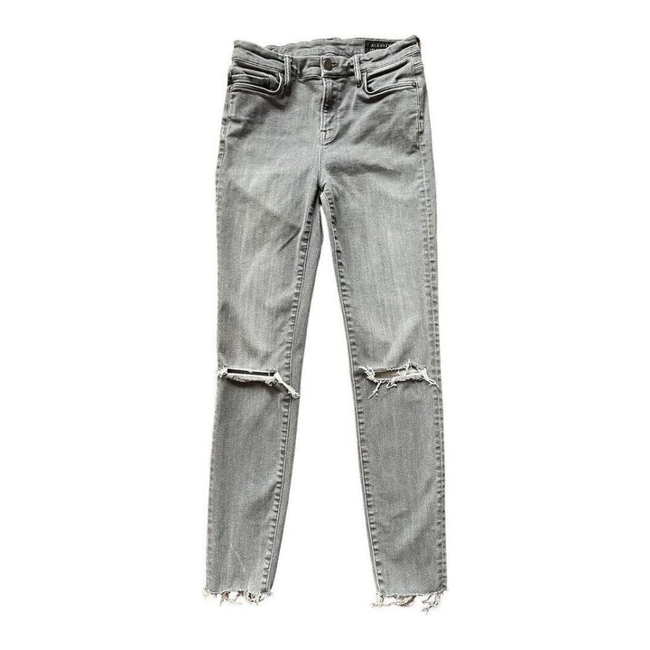 All Saints Grace Slash Distressed Jeans - Size 29