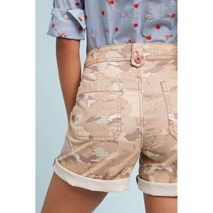 Anthropologie The Wanderer Camo Utility Shorts - Size 32