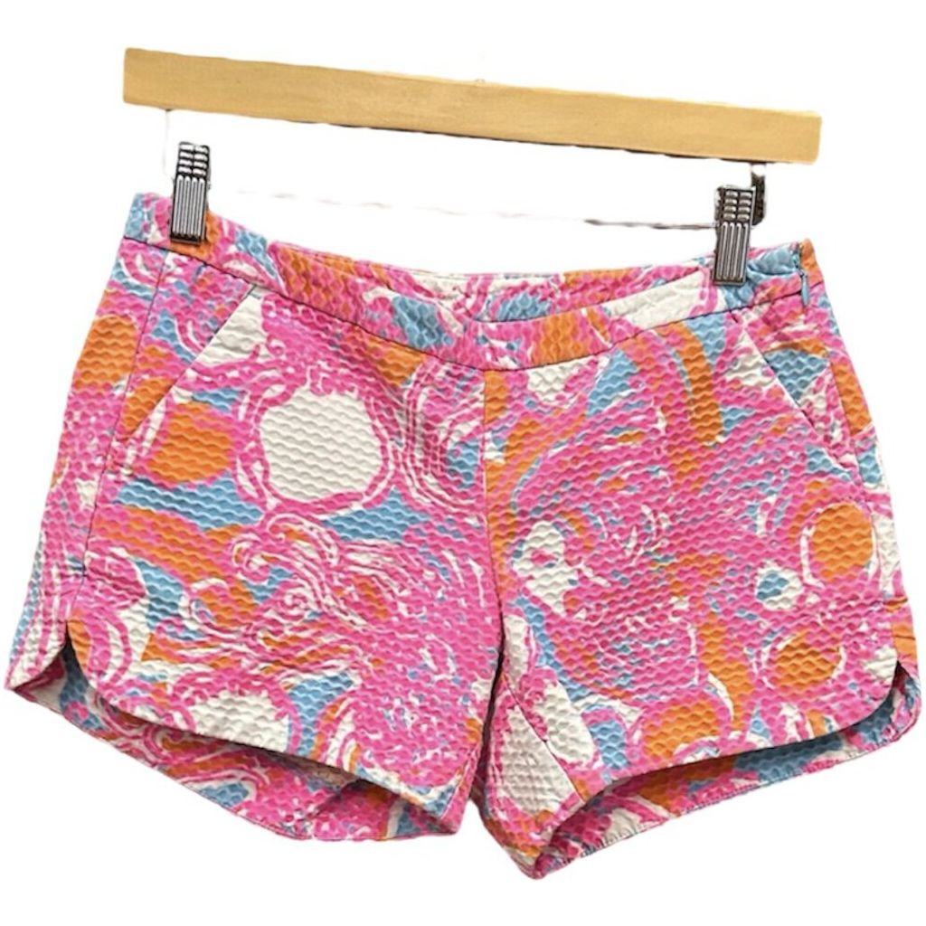 Lilly Pulitzer Adie Shorely Blue Feeling Shorts - Size 00