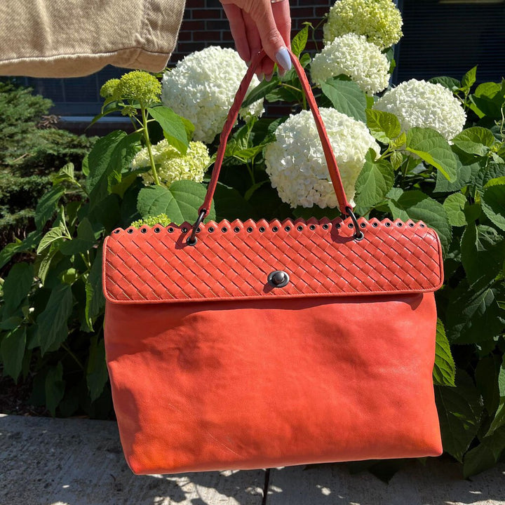 Bottega Veneta Tiina Intrecciato Satchel