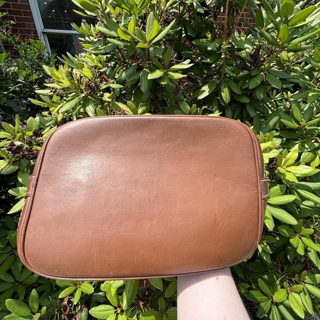 Etro Coated Canvas Drawstring Bucket Bag