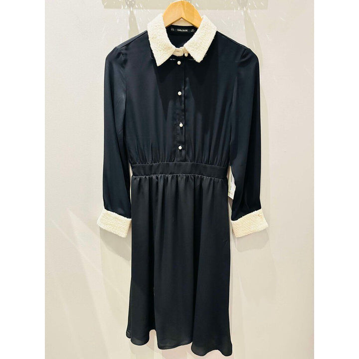 Zara NWT Contrasting Dress - Size XS