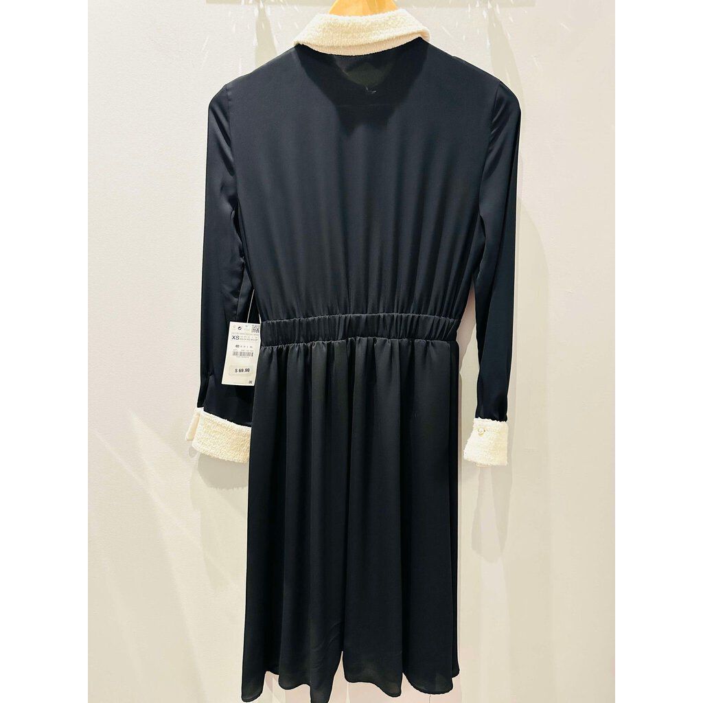 Zara NWT Contrasting Dress - Size XS