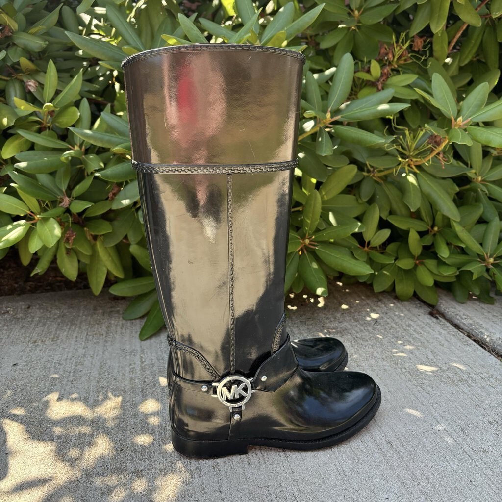 Michael Kors Fulton Harness Rain Boots - Size 6