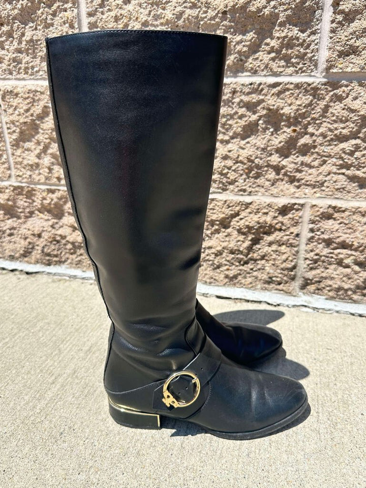 Tory Burch Sofia Tall Leather Riding Boots - Size 8