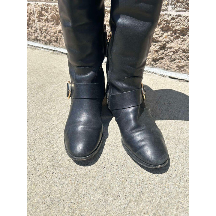 Tory Burch Sofia Tall Leather Riding Boots - Size 8