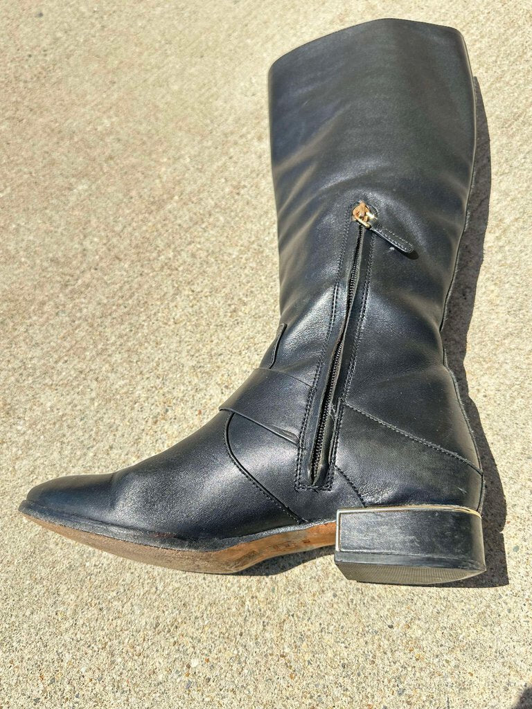 Tory Burch Sofia Tall Leather Riding Boots - Size 8