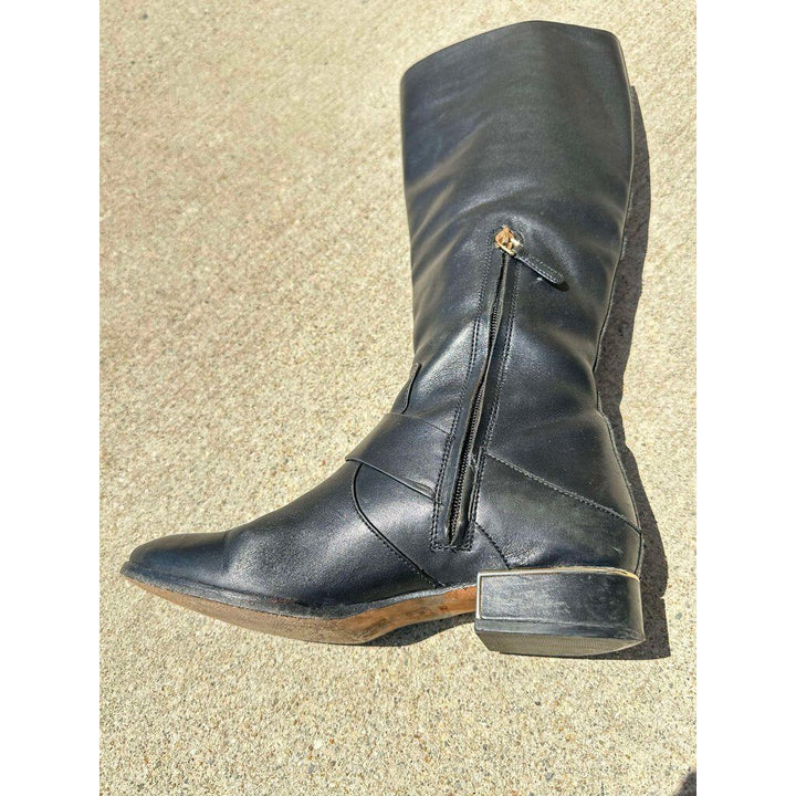 Tory Burch Sofia Tall Leather Riding Boots - Size 8