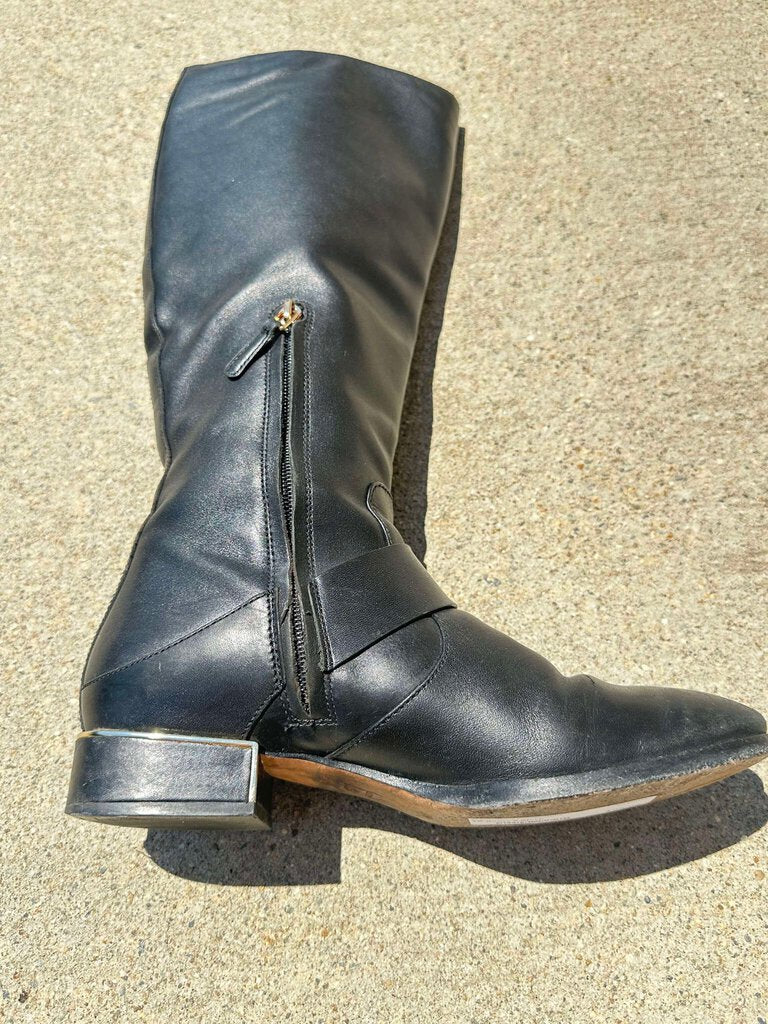 Tory Burch Sofia Tall Leather Riding Boots - Size 8