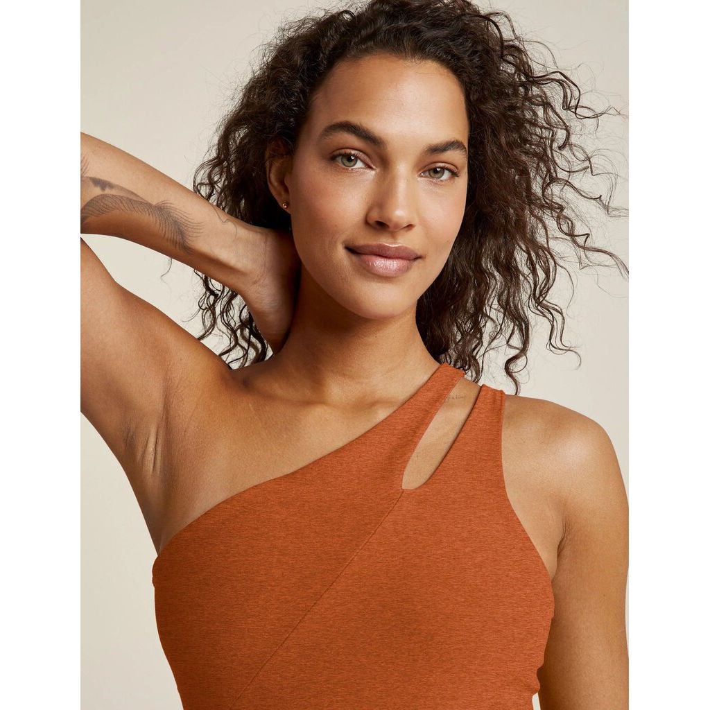 Beyond Yoga NWT Spacedye Lost Your Mind Dress in Warm Clay Heather - Size Small