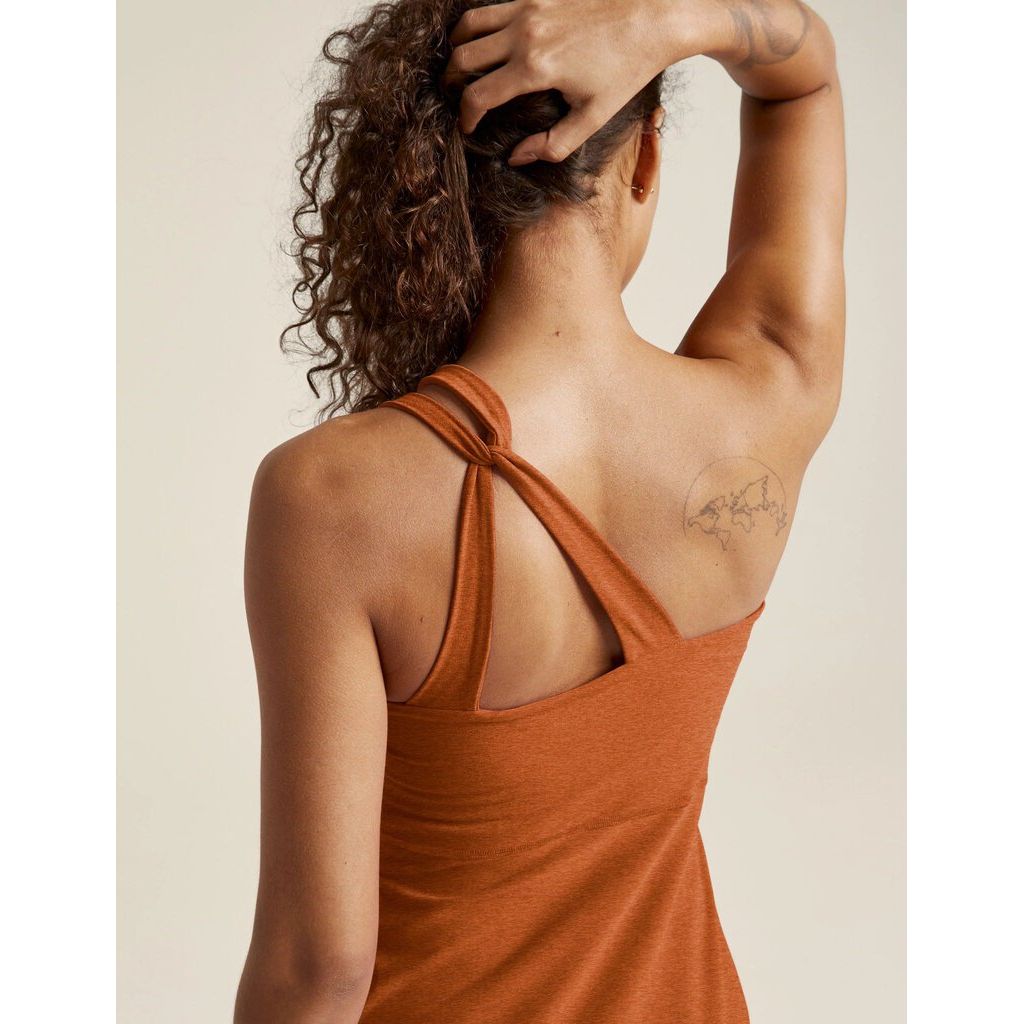 Beyond Yoga NWT Spacedye Lost Your Mind Dress in Warm Clay Heather - Size Small