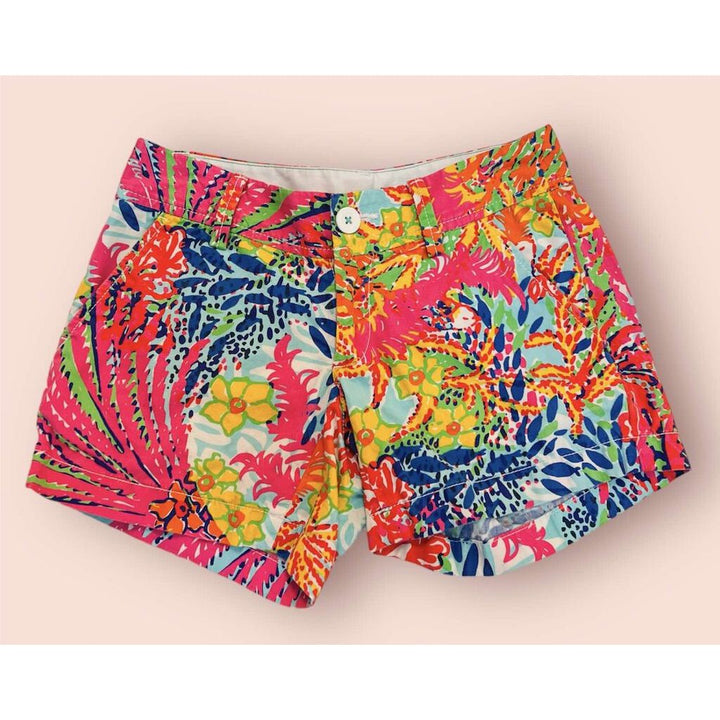 Lilly Pulitzer The Callahan Fishing for Compliments Shorts - Size 00