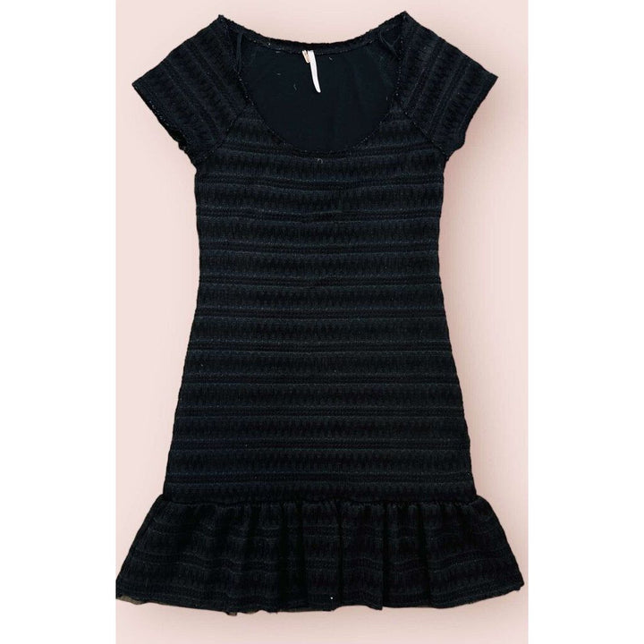 Free People Ruffle Hem Dress - Size Small