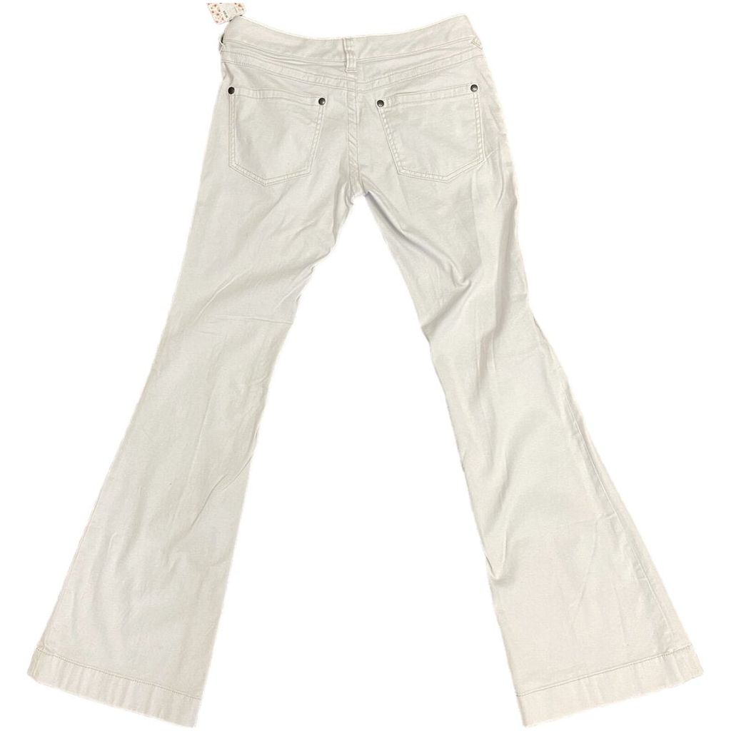 Free people white flare jeans hotsell