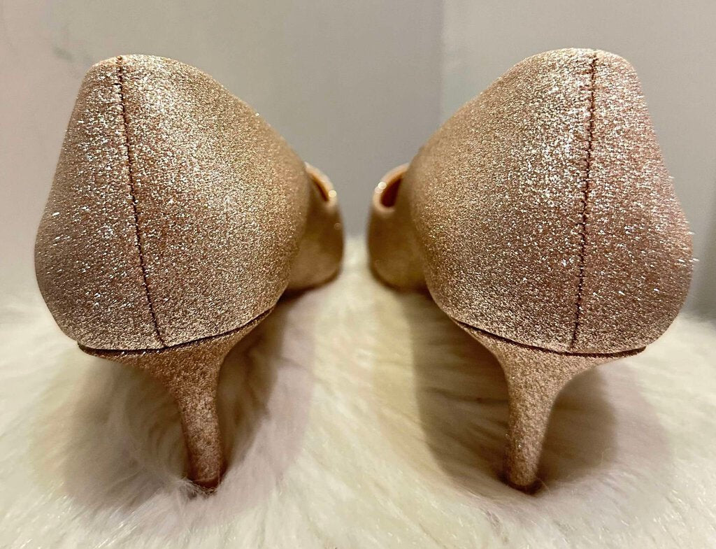 Badgley Mischka Frenchie Pointed Toe Kitten Heels - Size 9.5