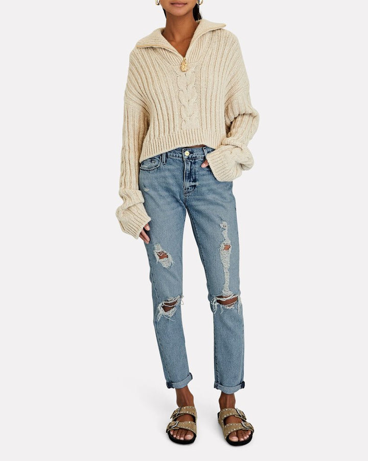 Frame Le Garçon Straight-Leg Jeans - Size 27