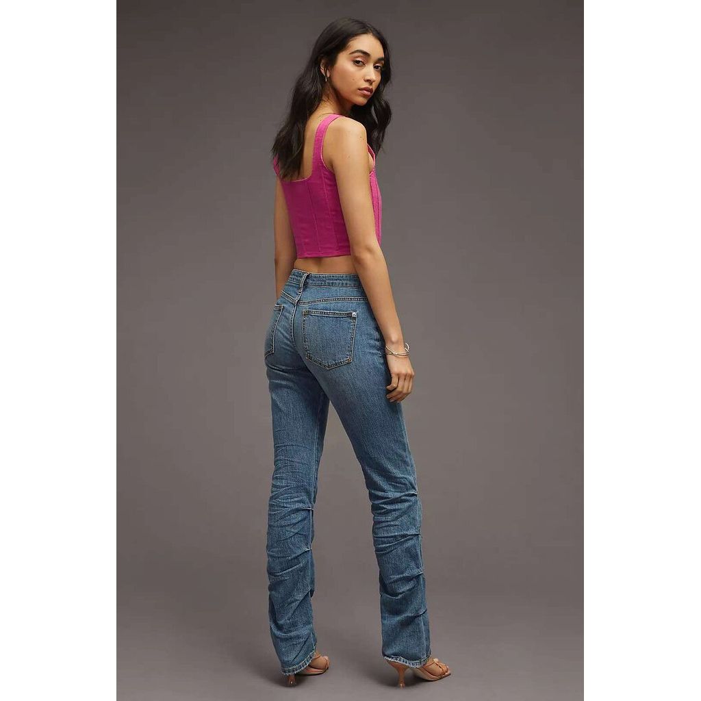 Pilcro NWT Low-Rise Ruched Boot Jeans - Size 30