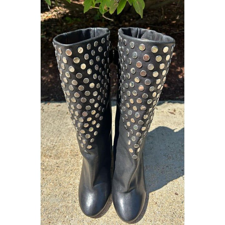 Isabel Marant Lakfee Studded Leather Boots - Size 6