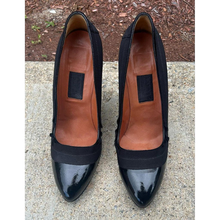 Lanvin Patent Leather Heels - Size 39.5
