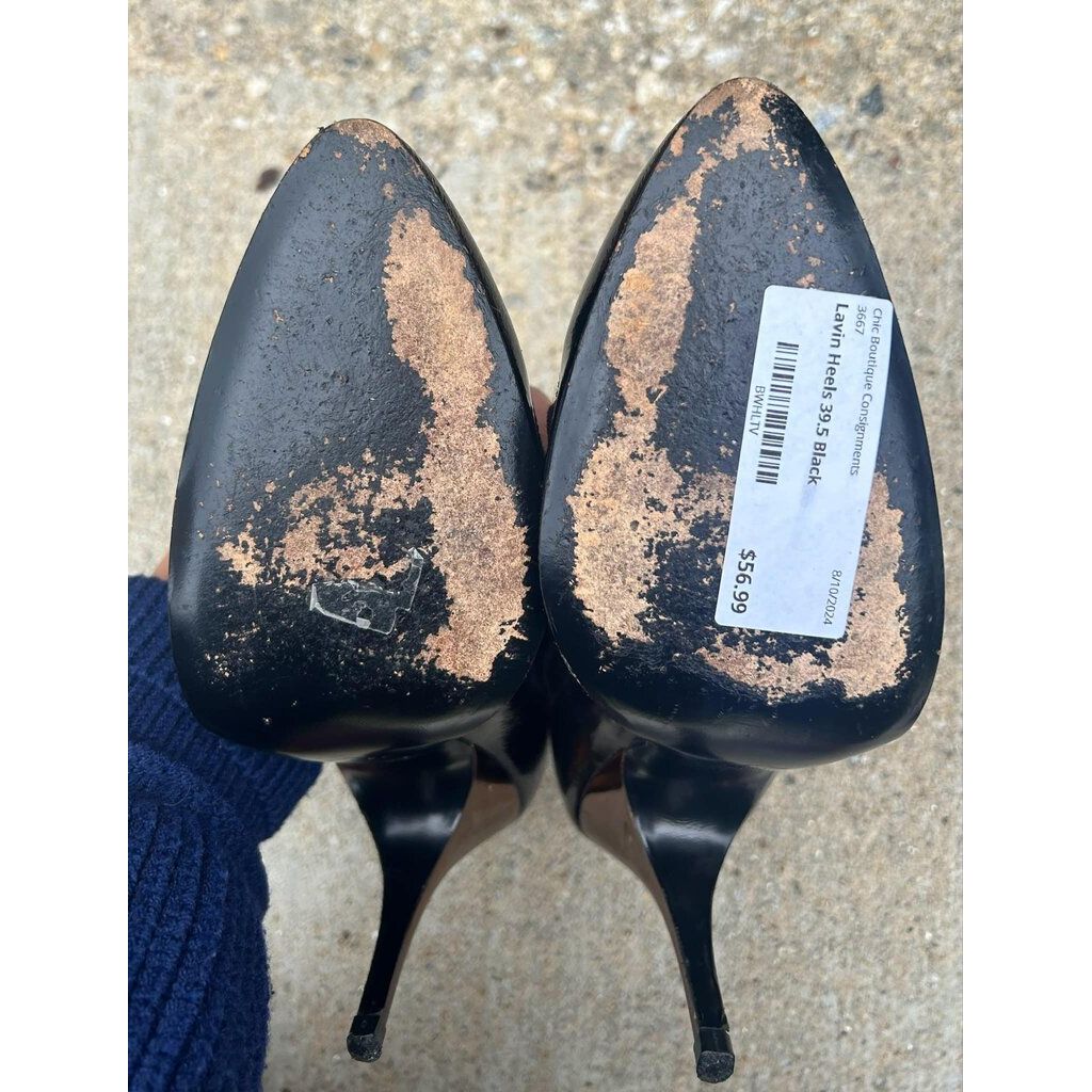 Lanvin Patent Leather Heels - Size 39.5