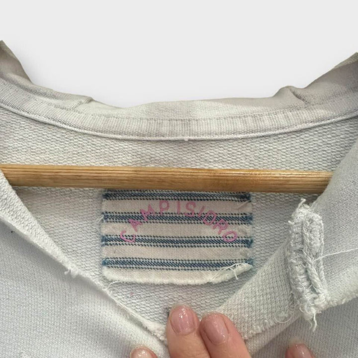 Camp Isidro Indigo Dyed Paint Splatter Camp Counselor Hoodie - Size Large