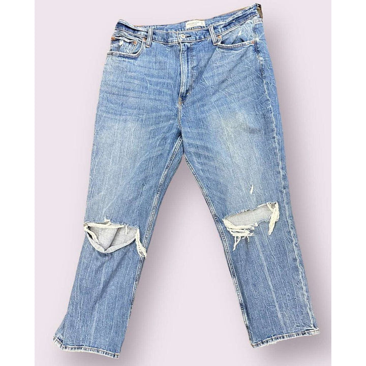 Abercrombie & Fitch The Ankle Straight Jeans - Size 16