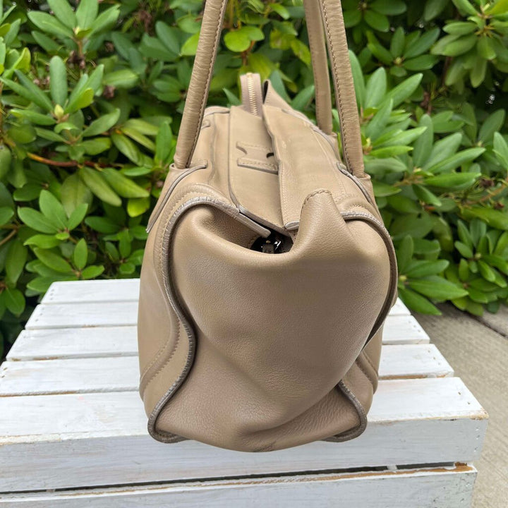 Celine Leather Luggage Tote