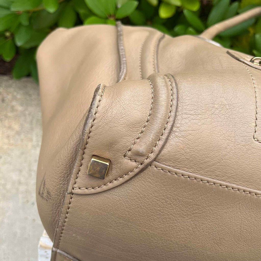 Celine Leather Luggage Tote