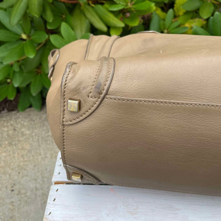 Celine Leather Luggage Tote
