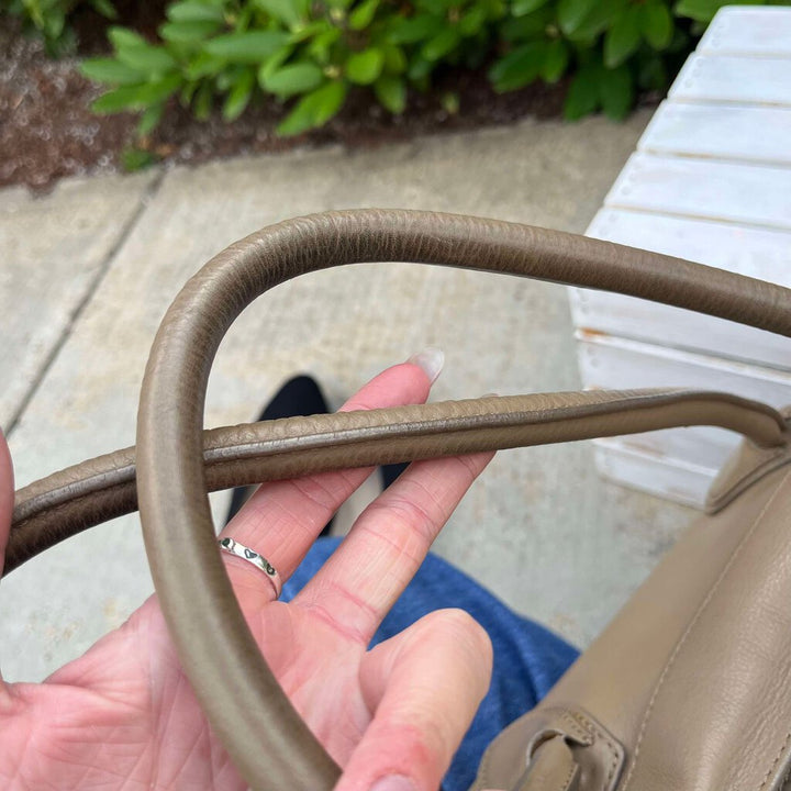 Celine Leather Luggage Tote