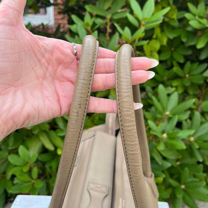 Celine Leather Luggage Tote