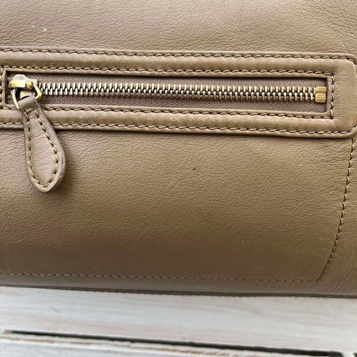 Celine Leather Luggage Tote