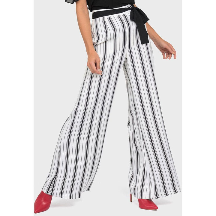 Joseph Ribkoff Striped Palazzo Pants - Size 6