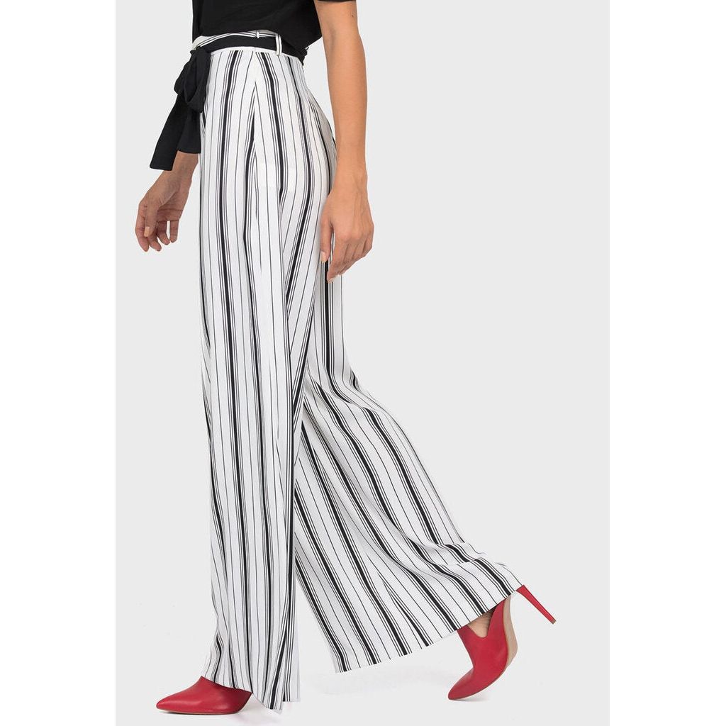 Joseph Ribkoff Striped Palazzo Pants - Size 6