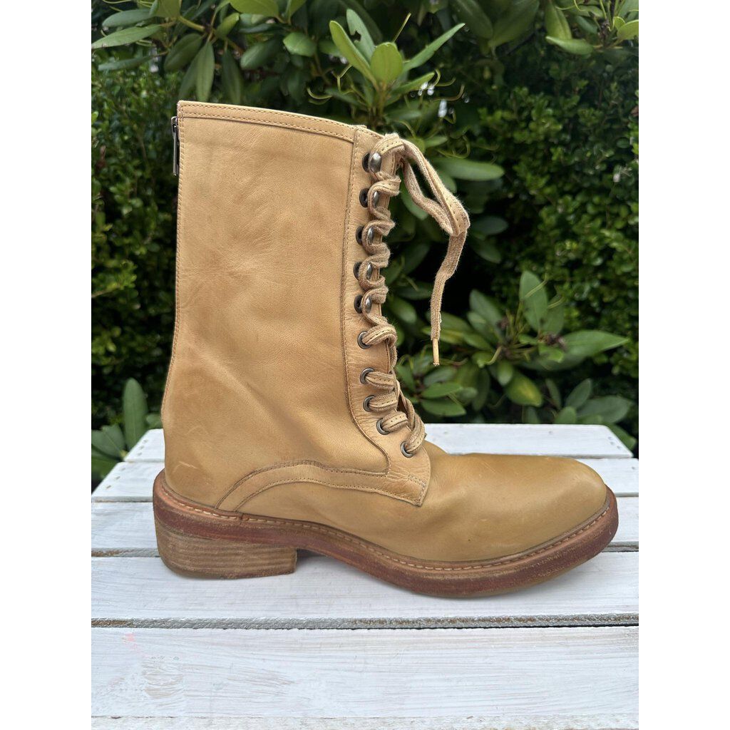 Free People Santa Fe Lace Up Boots - Size 40
