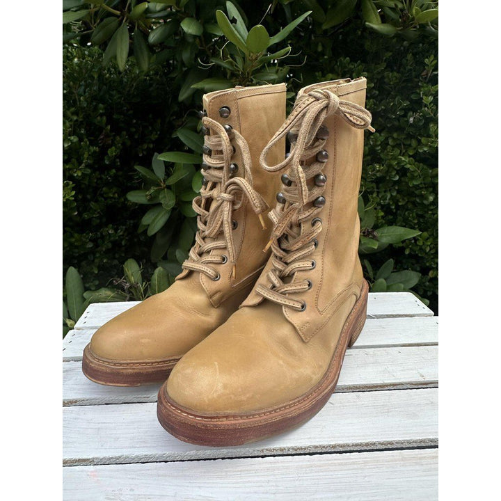 Free People Santa Fe Lace Up Boots - Size 40