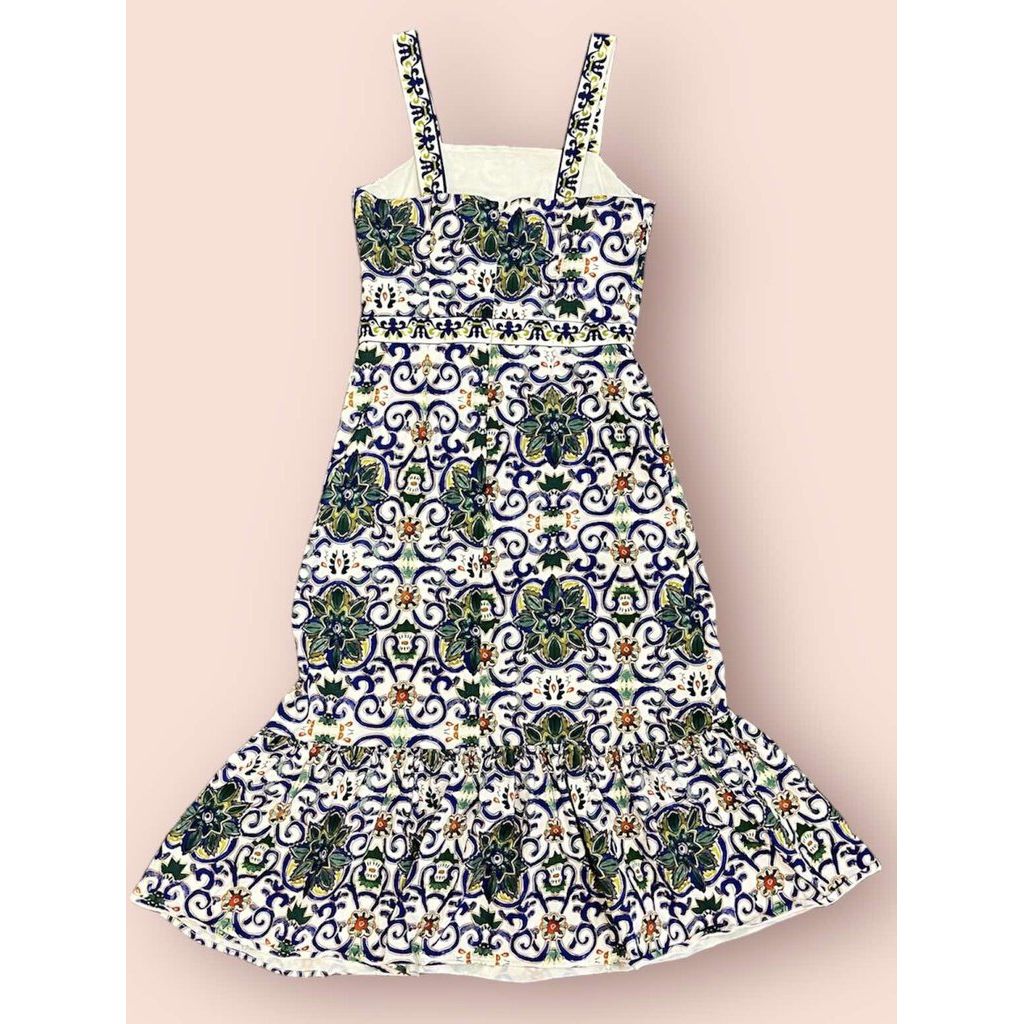 Sam Edelman Tile Print Midi Press - Size 4