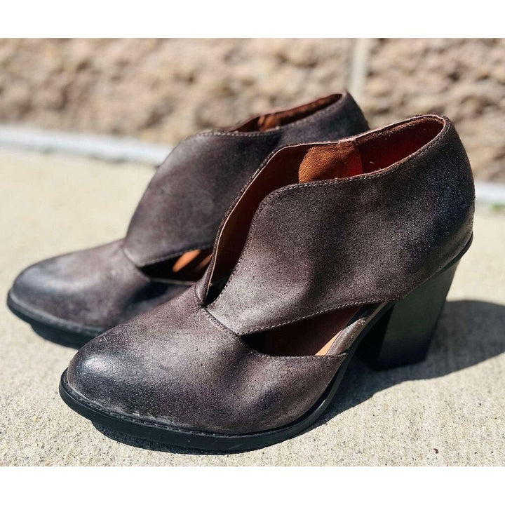 Jeffery Campbell x Free People Deep V Ankle Booties - Size 8