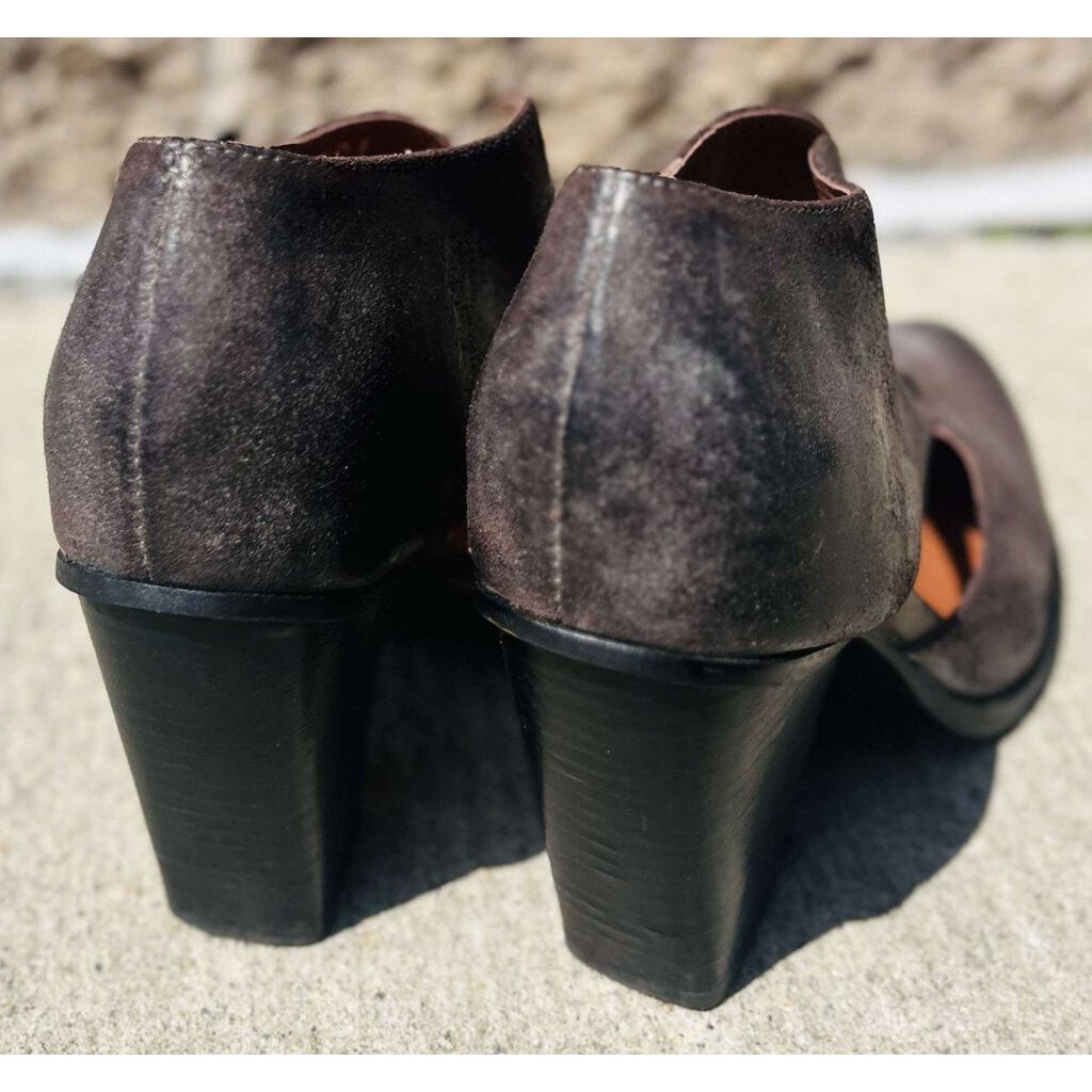 Jeffery Campbell x Free People Deep V Ankle Booties - Size 8