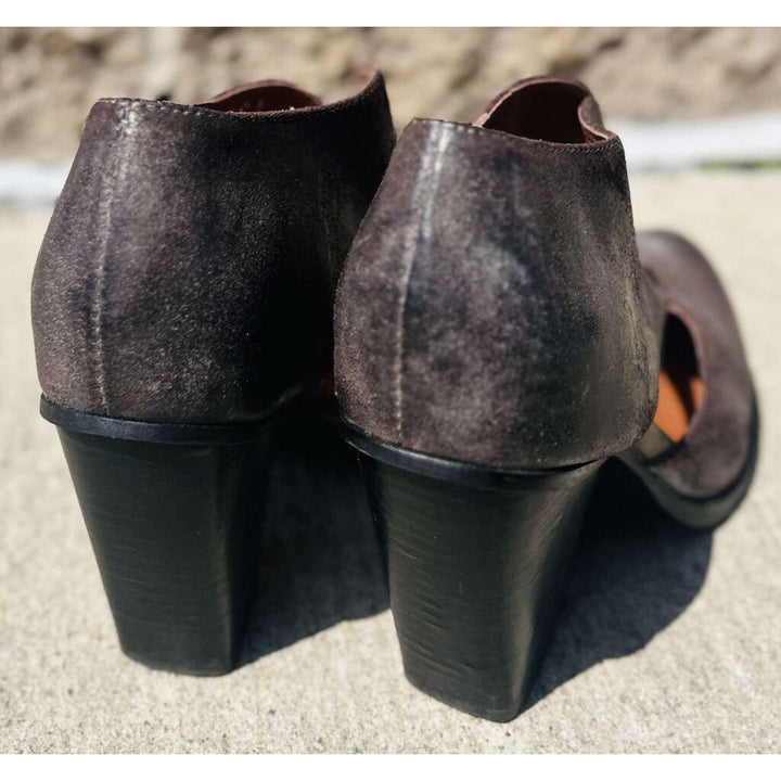 Jeffery Campbell x Free People Deep V Ankle Booties - Size 8