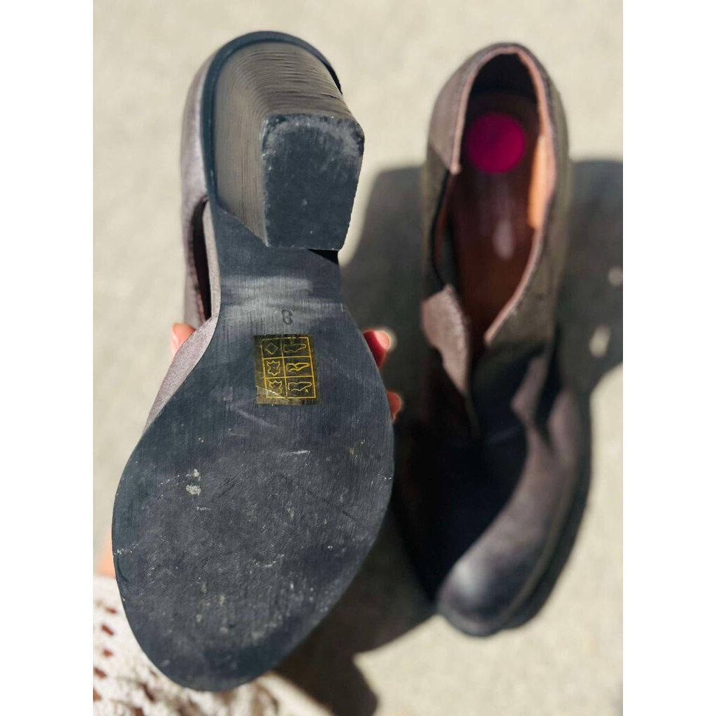 Jeffery Campbell x Free People Deep V Ankle Booties - Size 8