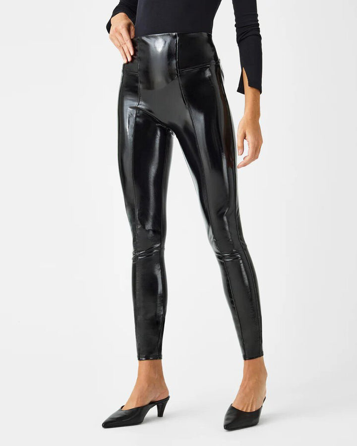 Spanx Faux Patent Leather Pants - Size Medium