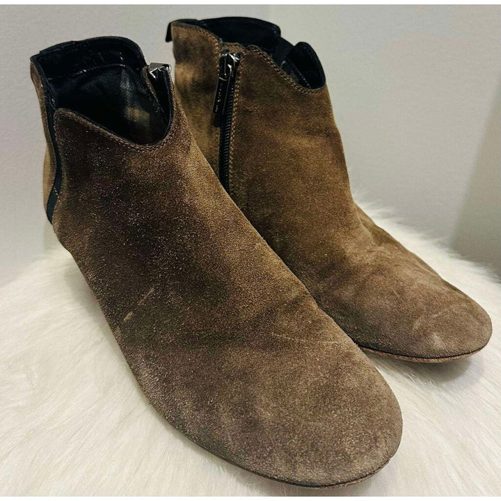Aquatalia Suede Ankle Booties- Size 7