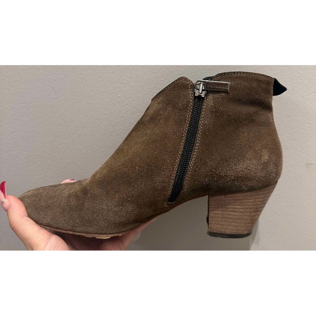Aquatalia Suede Ankle Booties- Size 7