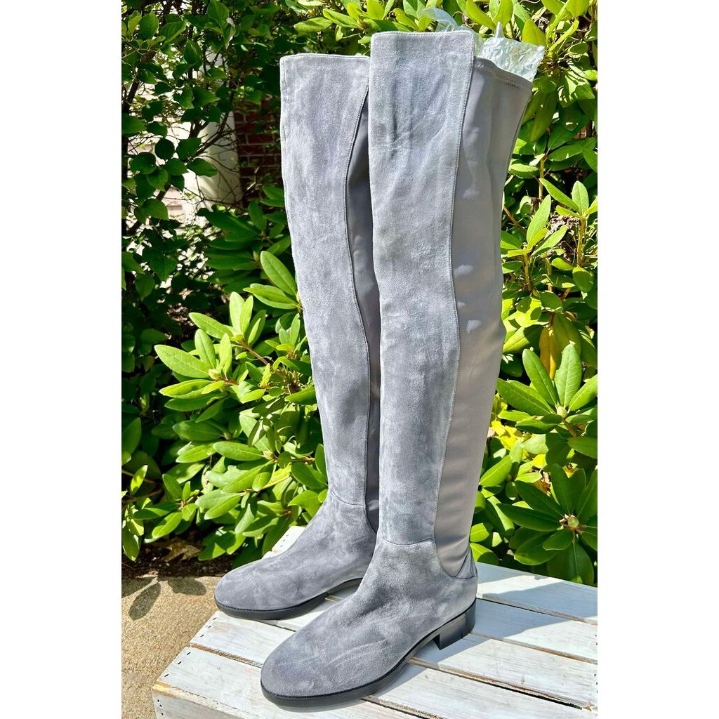 Tory Burch Caitlin Over-The-Knee Tall Suede Boots - Size 8