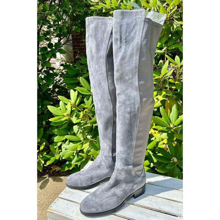 Tory Burch Caitlin Over-The-Knee Tall Suede Boots - Size 8