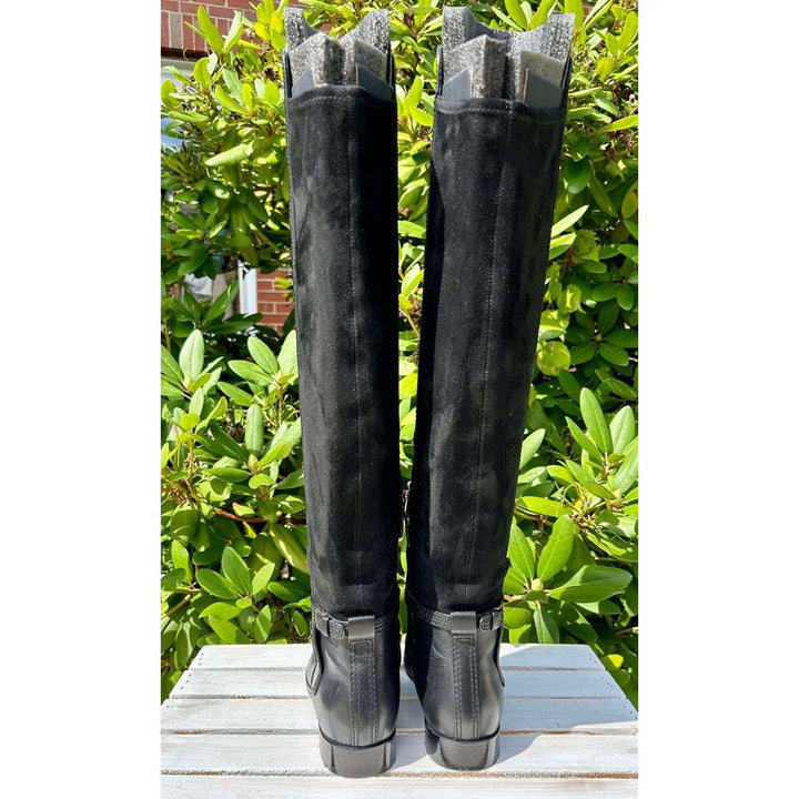 Tory Burch Wyatt-Stretch Knee High Boots - Size 8